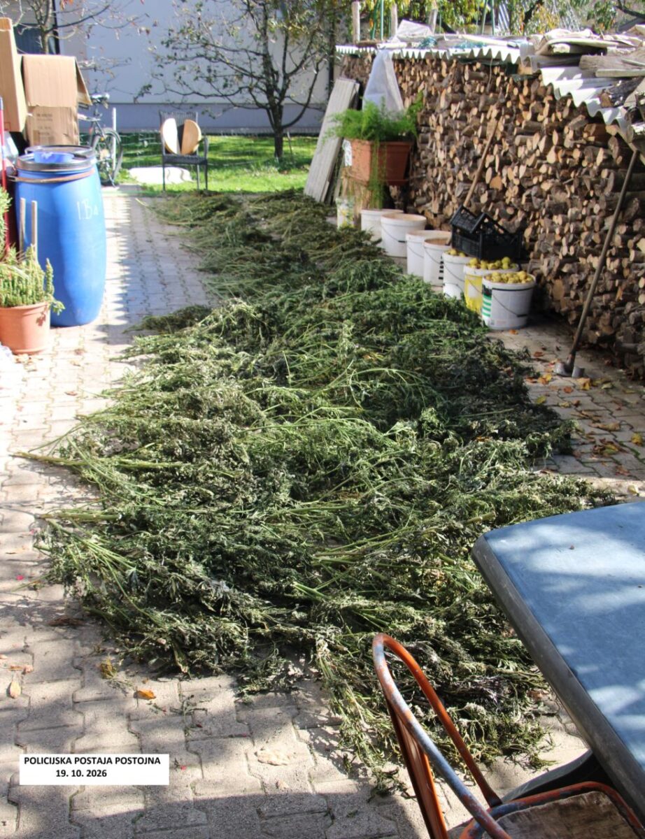 Hišna preiskava na območju Postojne