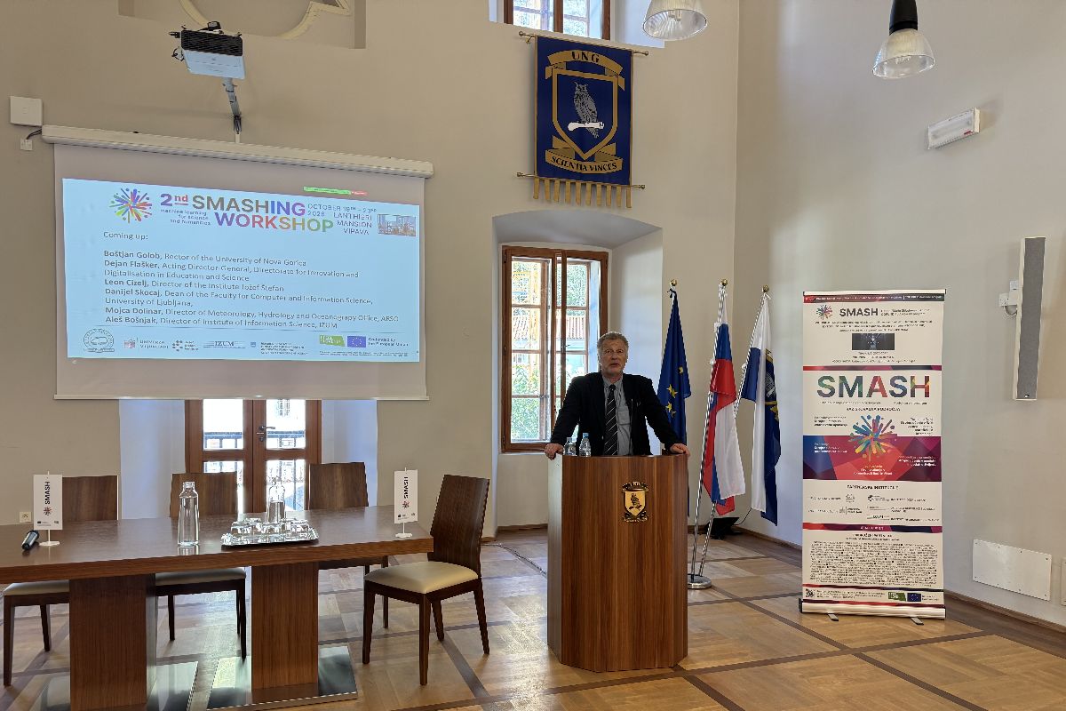 Vipava delavnica smashing umetna inteligenca rektor
